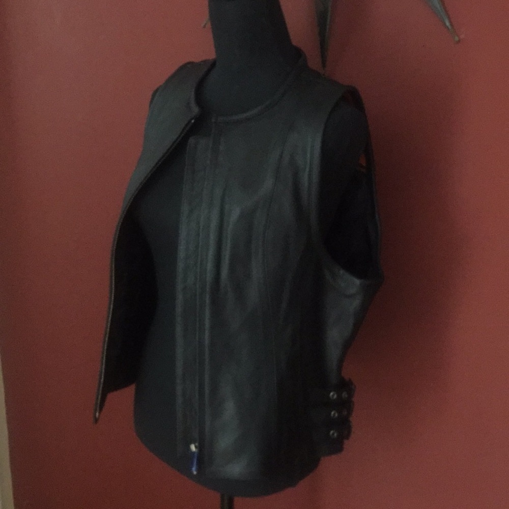 Brand new leather vest!